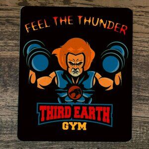 Mouse Pad Feel The Thunder Third Earth Gym Thundercats‎
